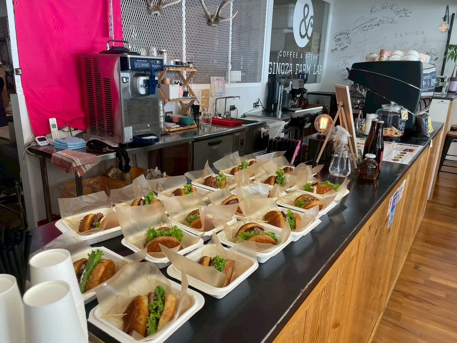 提供された軽食