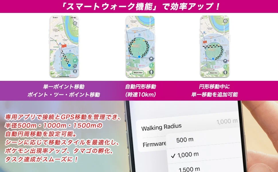 スマートウォーク機能詳細