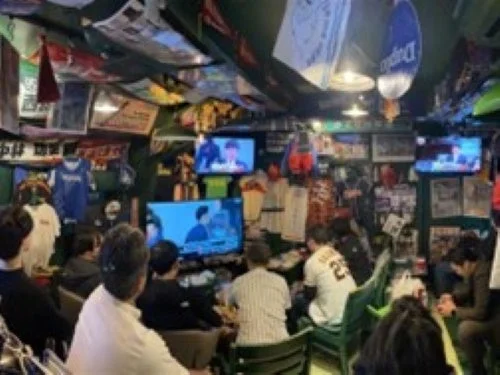 野球居酒屋の様子