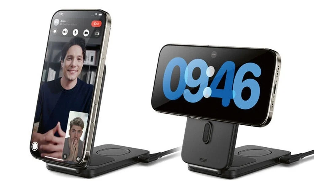 角度調節スタンドで動画視聴