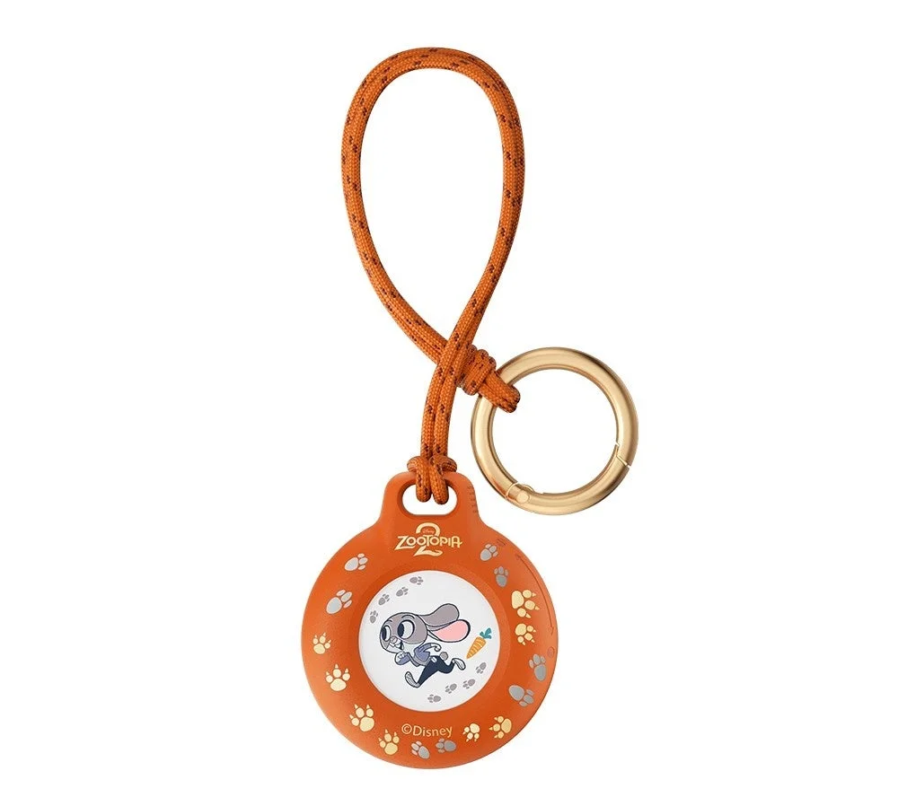 ジュディ・ホップスが描かれたオレンジ色のキーホルダー