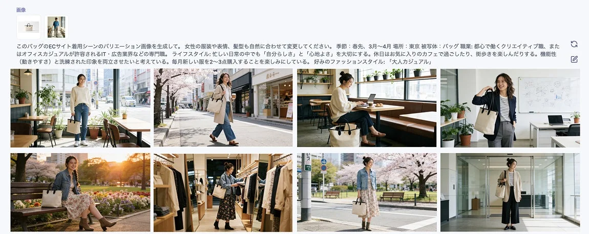 ECサイト着用シーン例