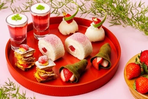 アフタヌーンティーのデザートセット