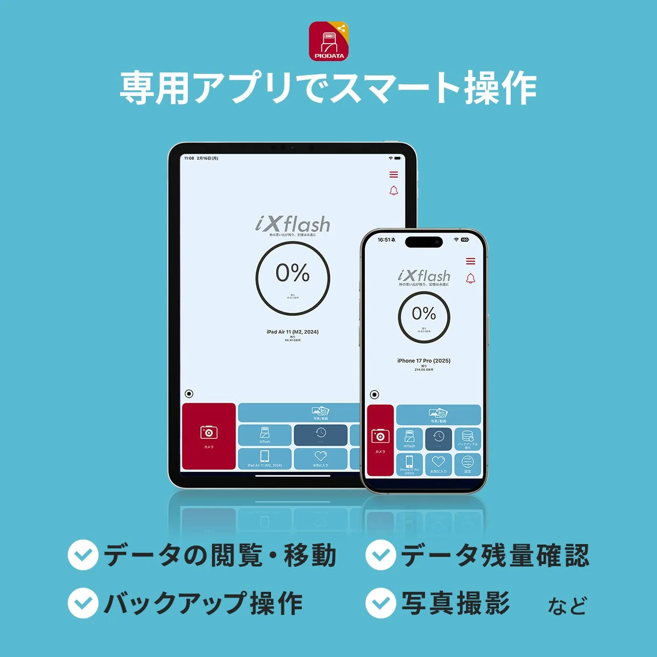 専用アプリでスマート操作