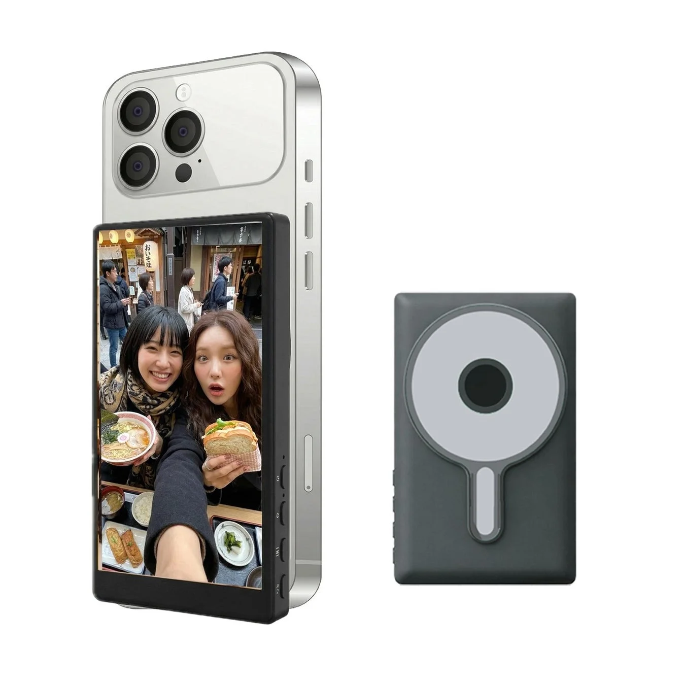 Camee使用中のセルフィー