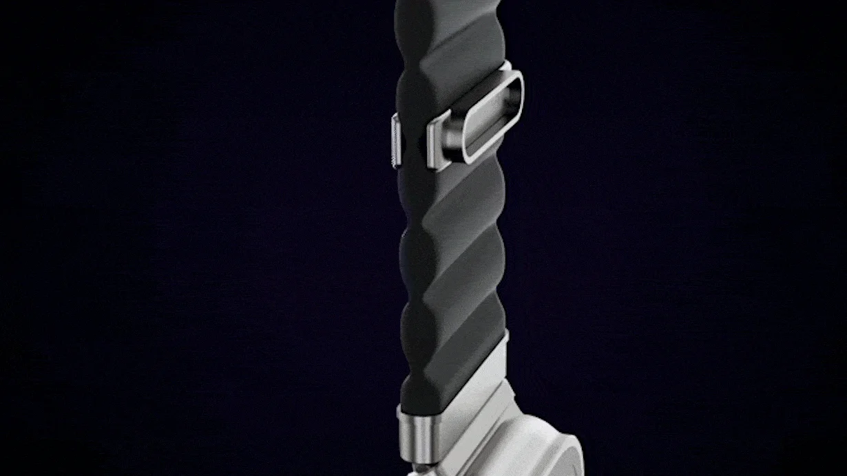 手首にフィットする磁気バックル