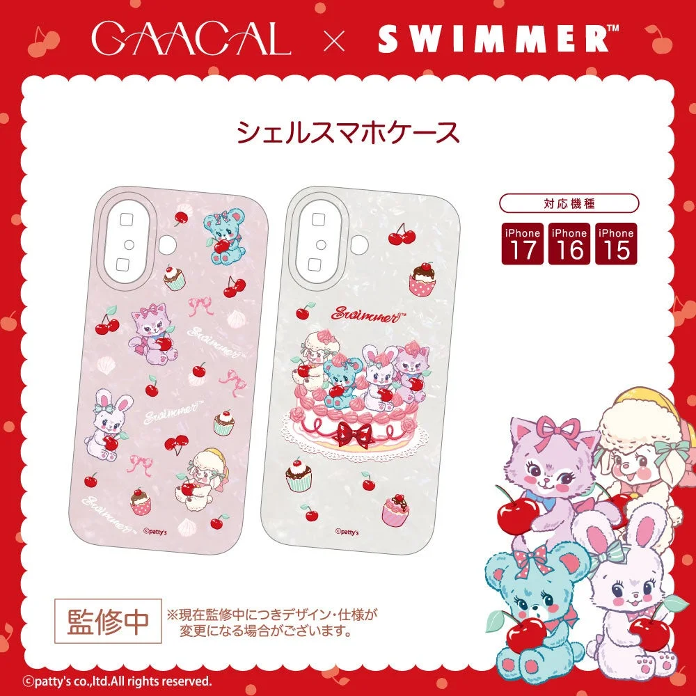 GAACAL x SWIMMER シェルスマホケース 対応機種 iPhone 17 iPhone 16 iPhone 15