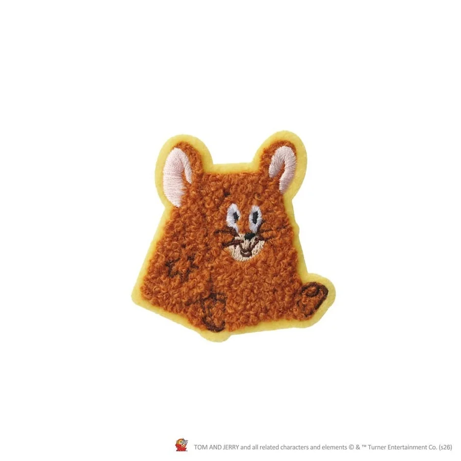 ジェリーのもこもこワッペン