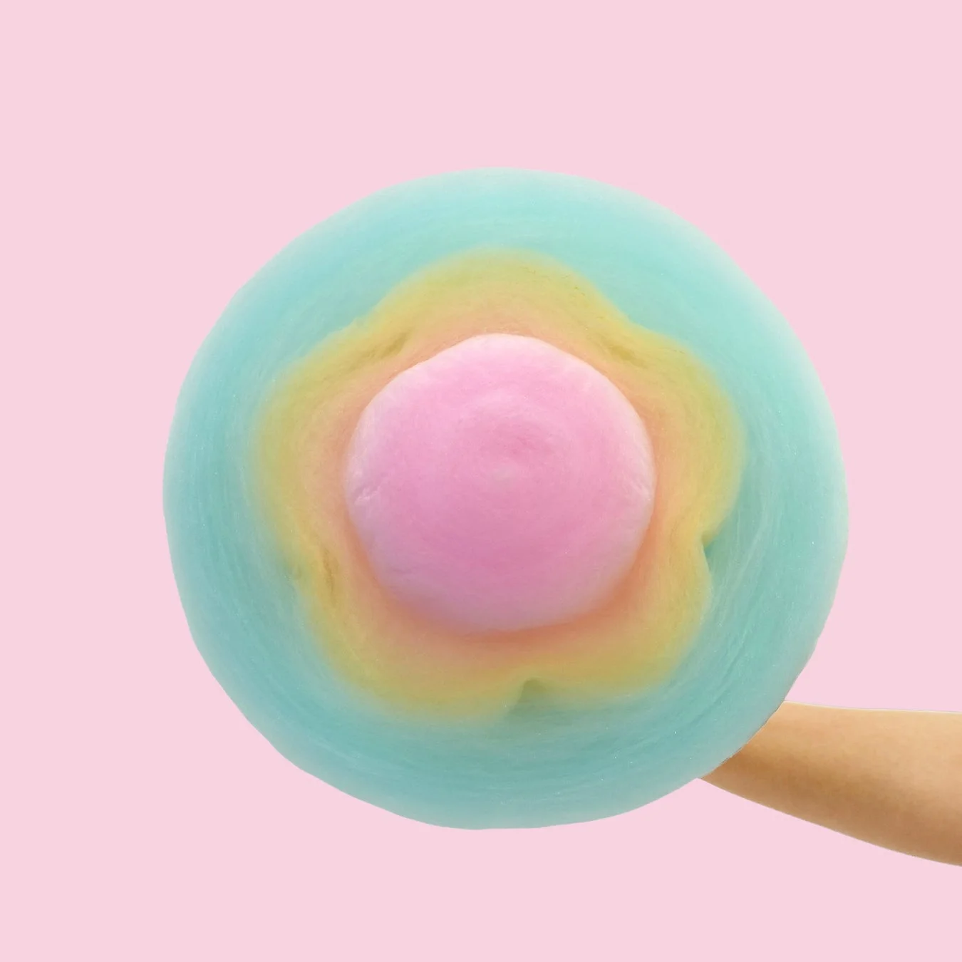 カラフルなわたあめ