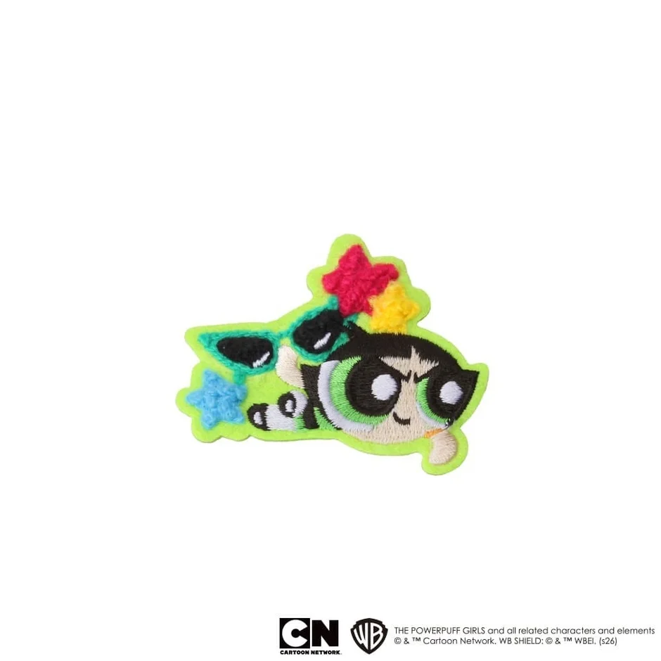 バターカップ サガラ刺繍ステッカー