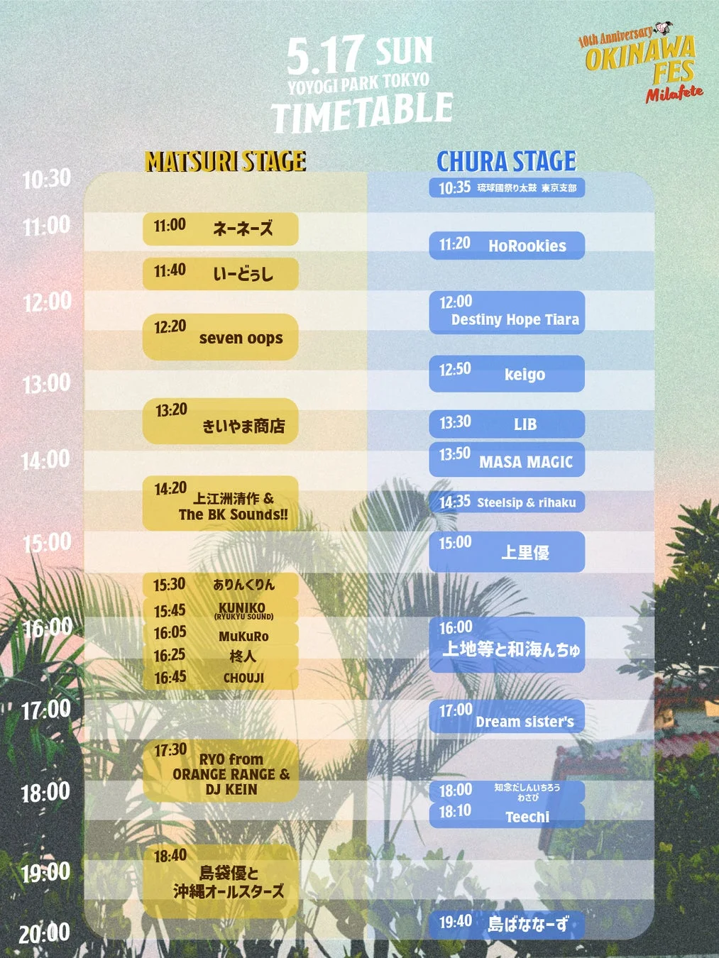 5月17日タイムテーブル