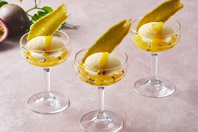 パッションフルーツデザート