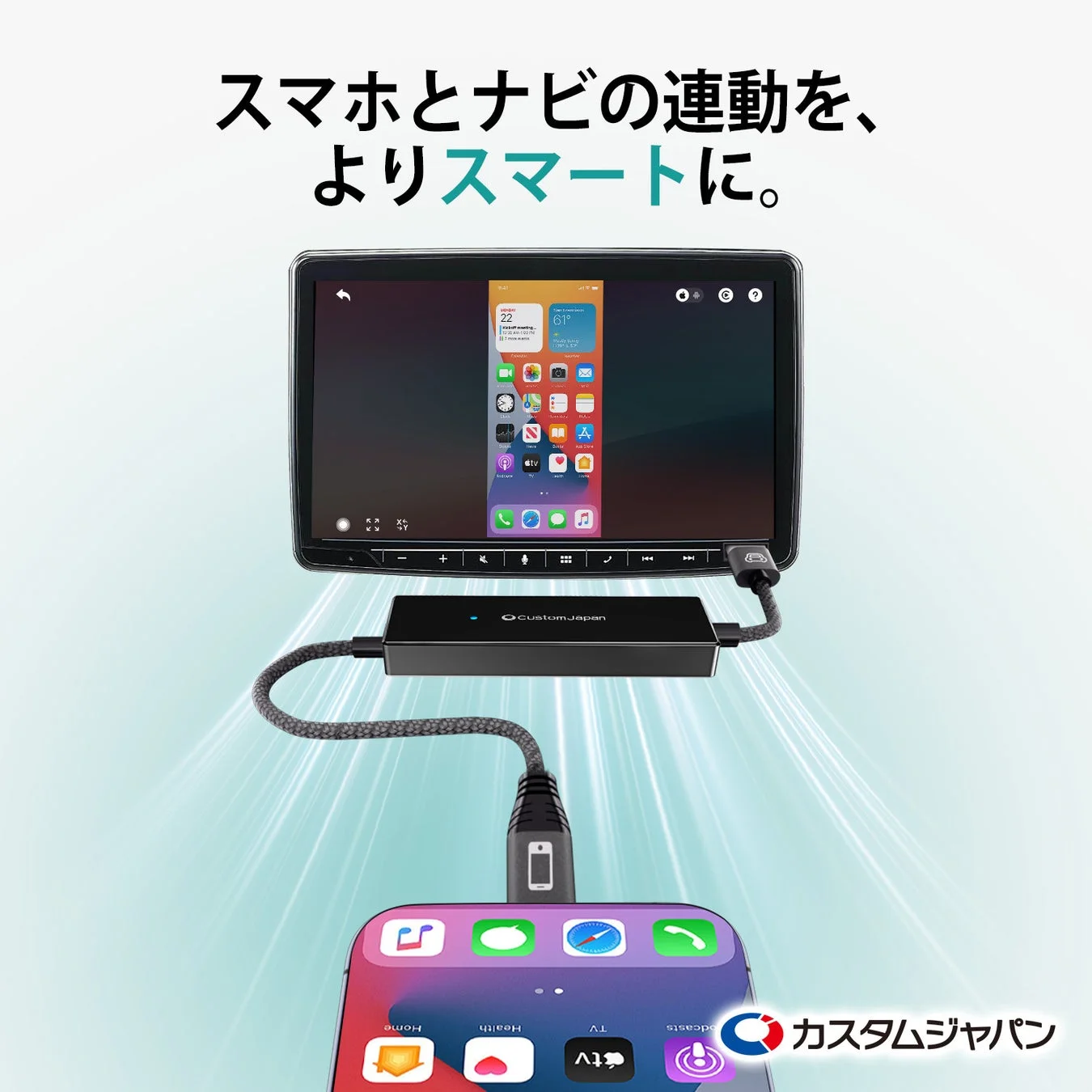 スマホとナビの連携イメージ