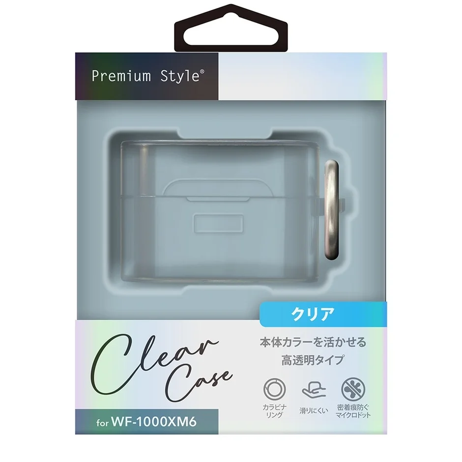 Premium Style® Clear Case for WF-1000XM6 クリアの説明画像