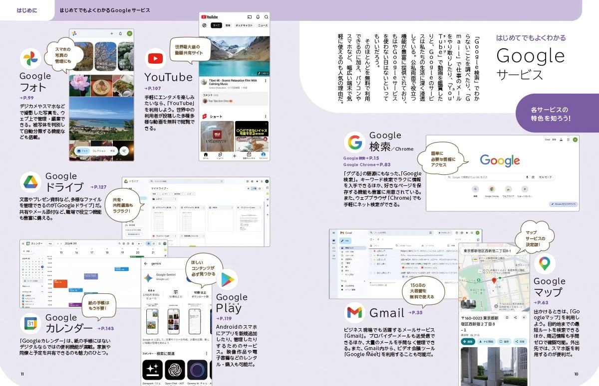 Googleサービス概要ページ