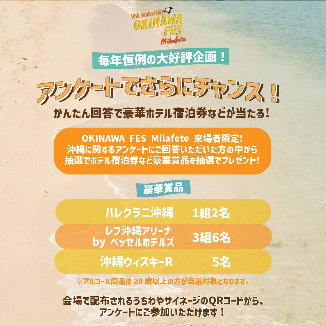 アンケートキャンペーンの告知