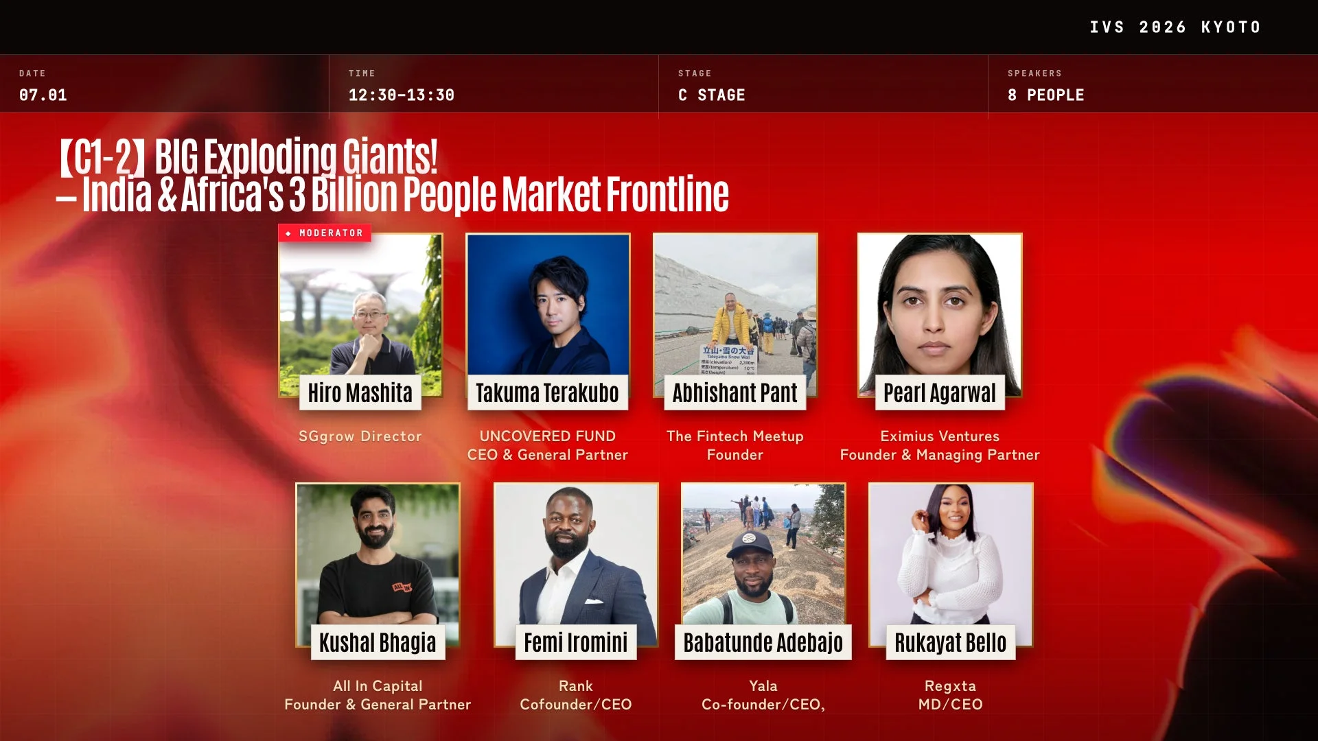 BIG Exploding Giants! — India & Africa's 3 Billion People Market Frontline（英語セッション）