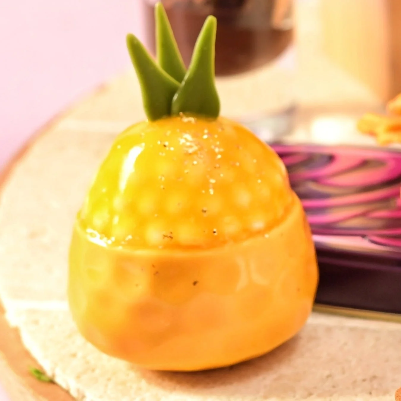 パイナップルとプリンセスムーンのトロピカルデセール