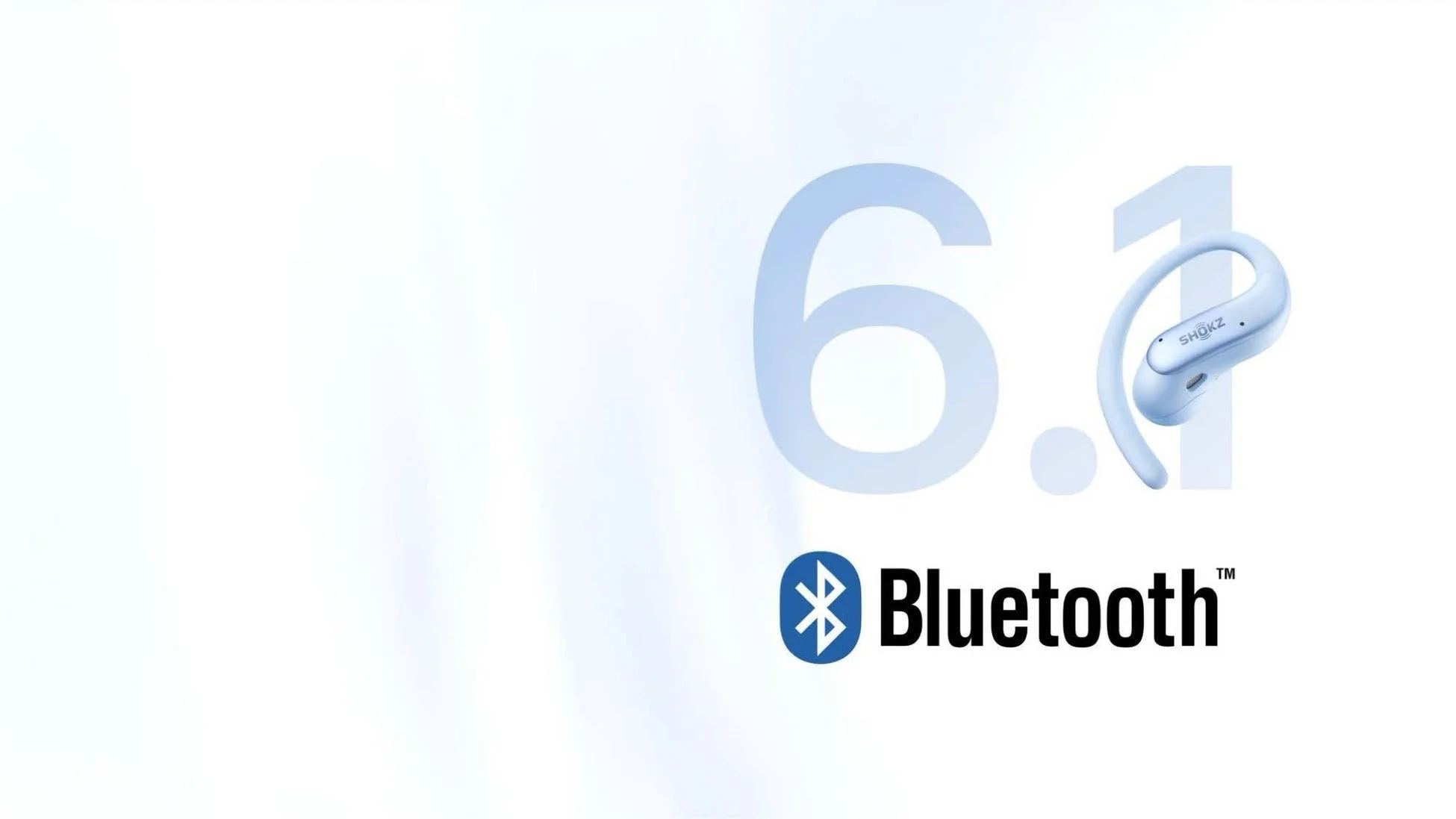 イヤホン、Bluetooth 6.1ロゴ