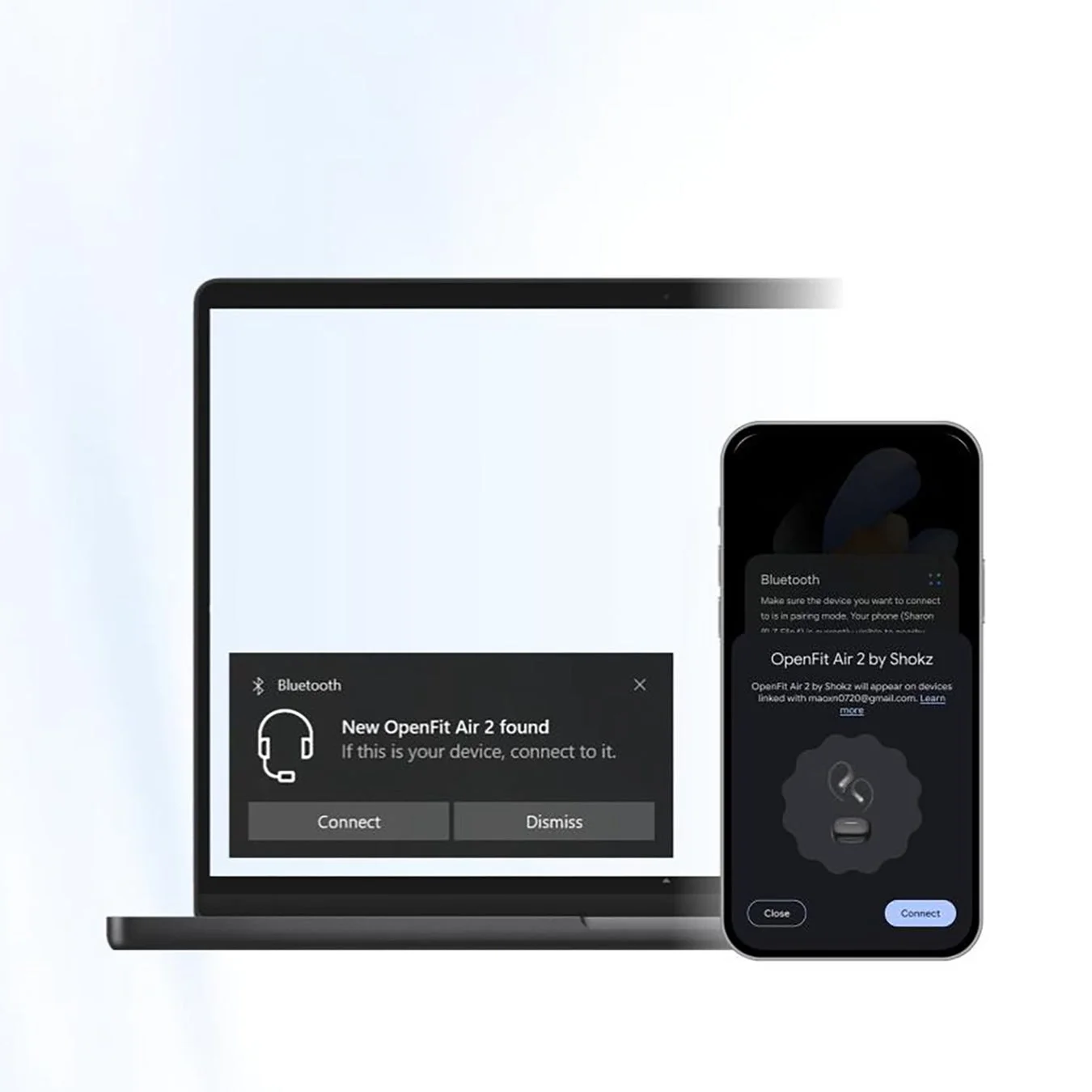 Bluetooth接続画面