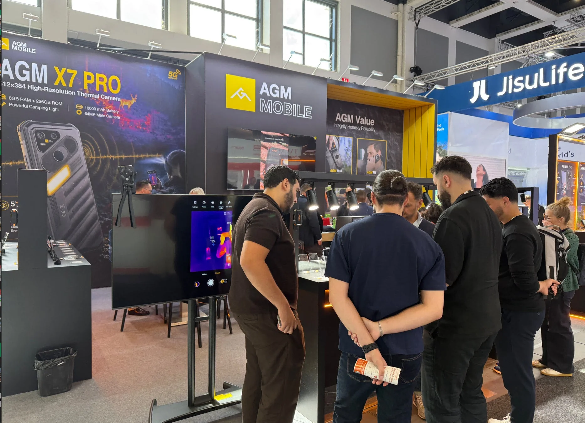 AGM X7 PROのサーマルカメラ機能