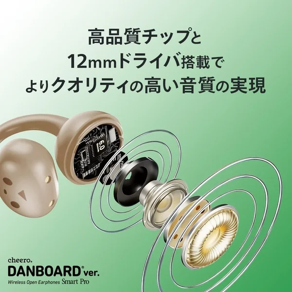 高音質チップと12mmドライバ搭載のイヤホン