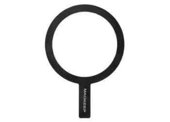 黒いメタルリングステッカー