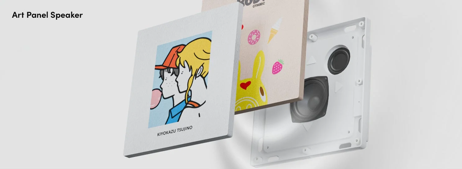 アートパネルでデザインをカスタマイズできるスピーカー