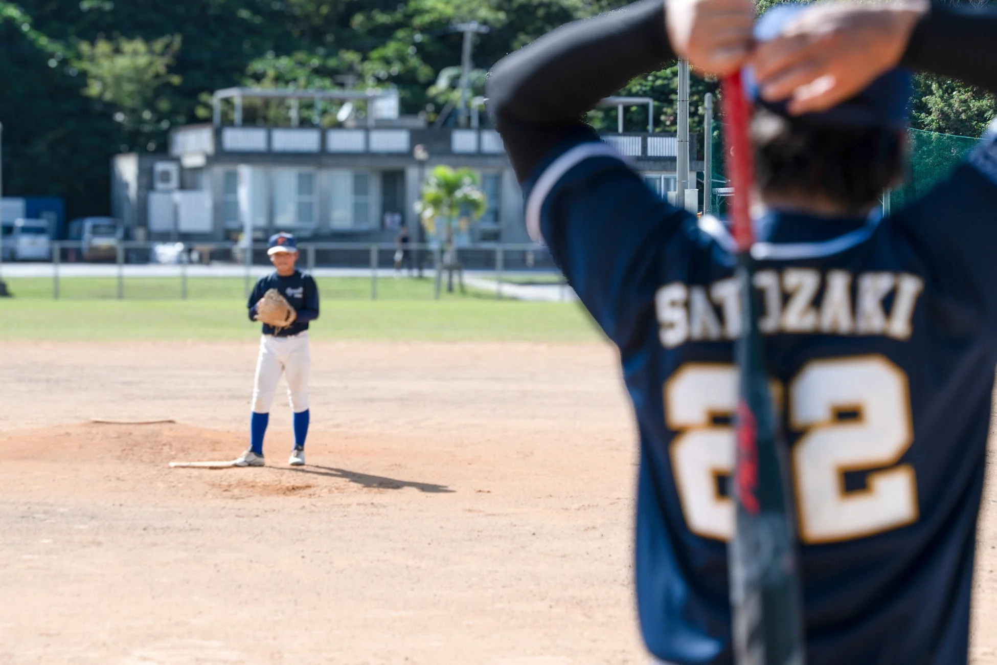 ピッチャーとバッターの対決