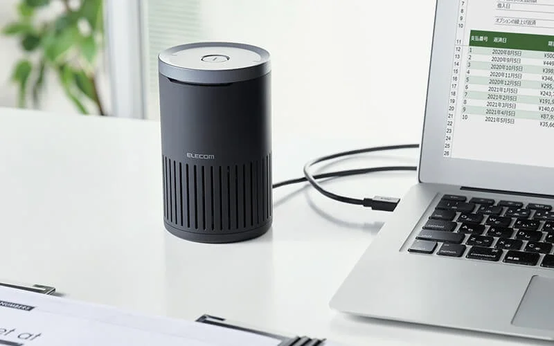 デスク上での有線接続