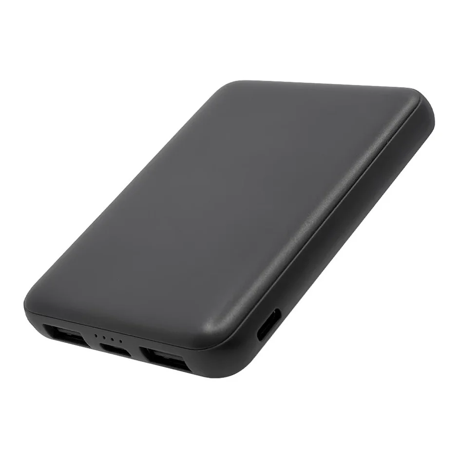 5,000mAh 黒いモバイルバッテリー