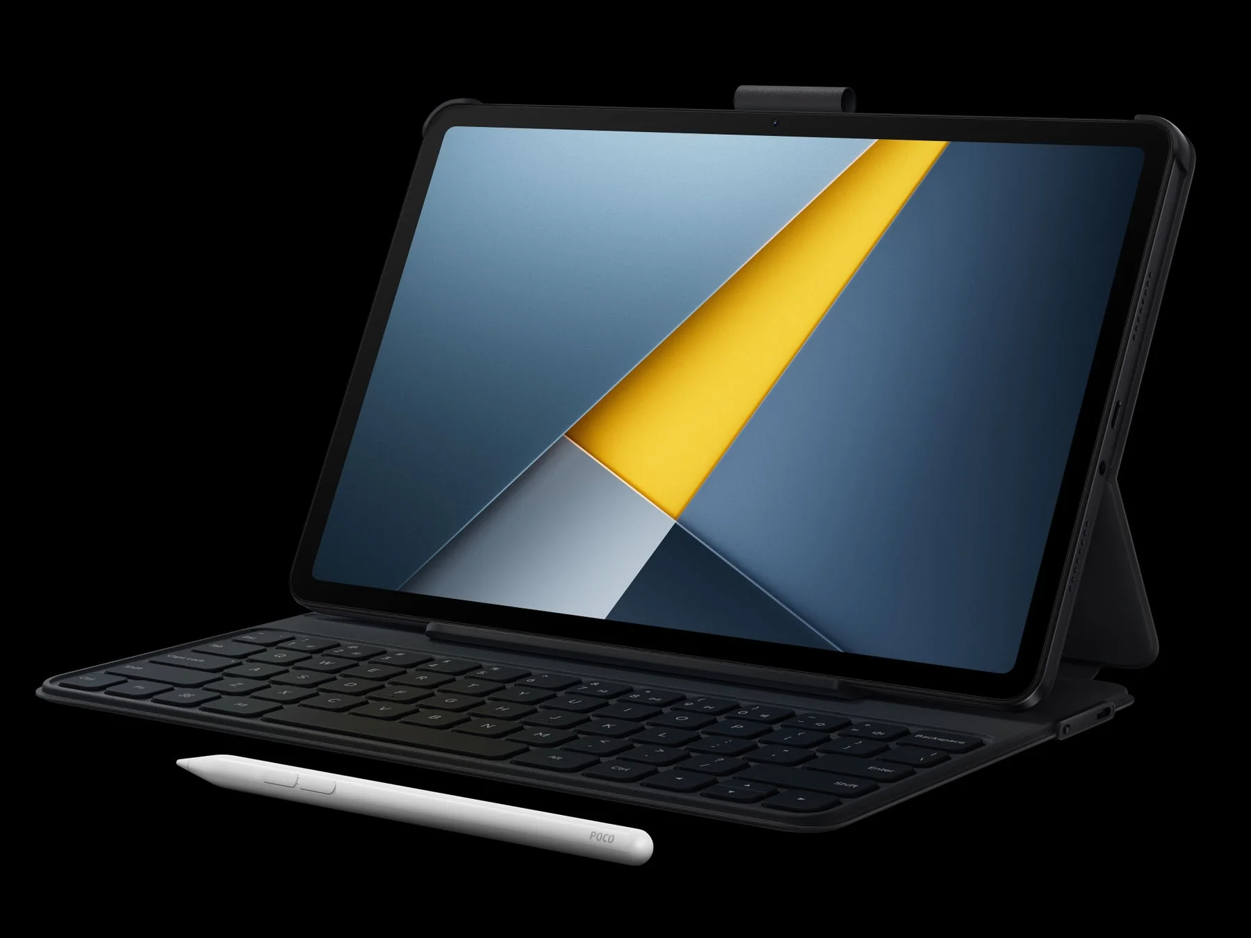 タブレット、キーボード、スタイラスペン