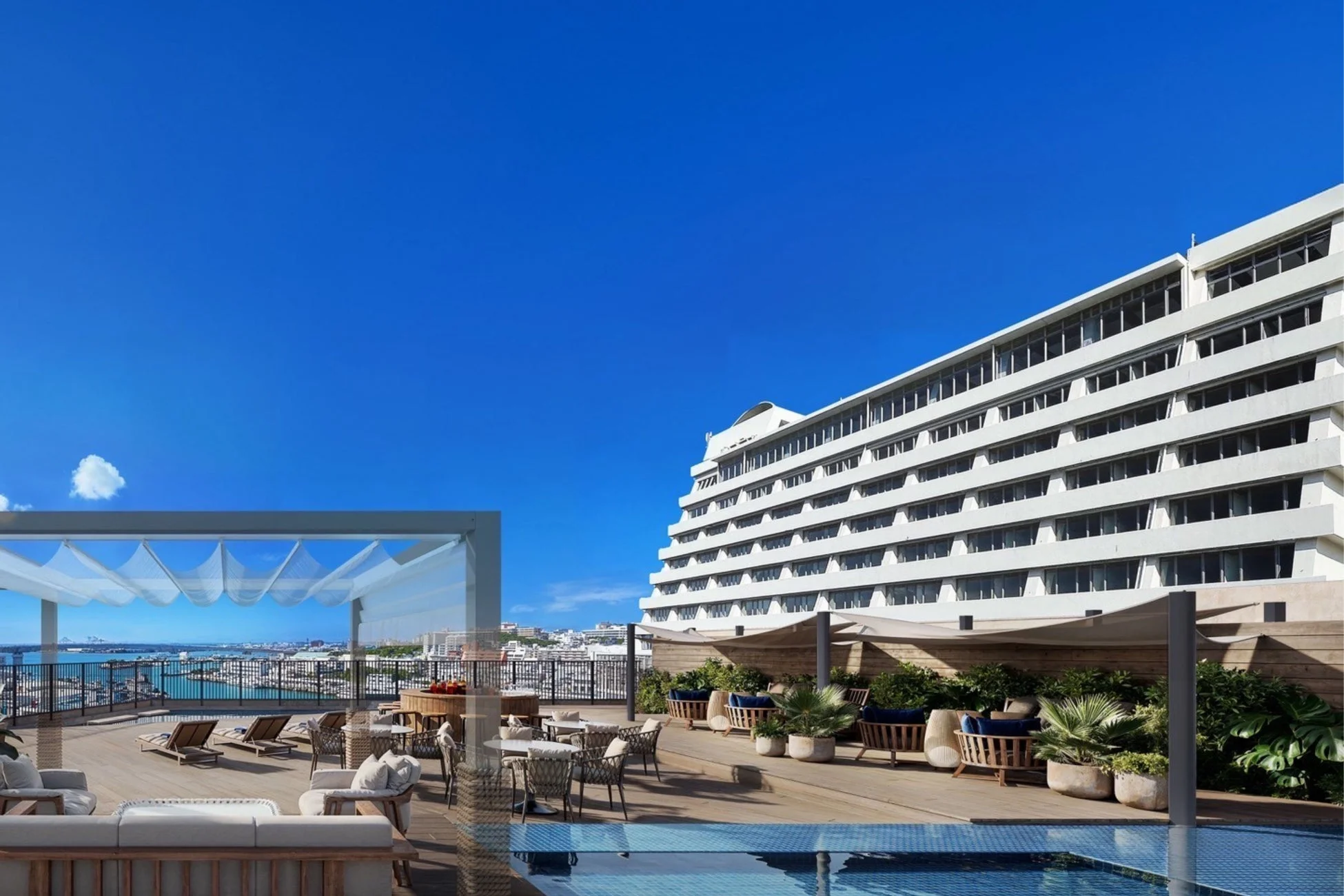 ルーフトップテラスの様子