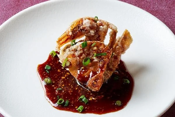 ソフトシェルクラブの揚げ物