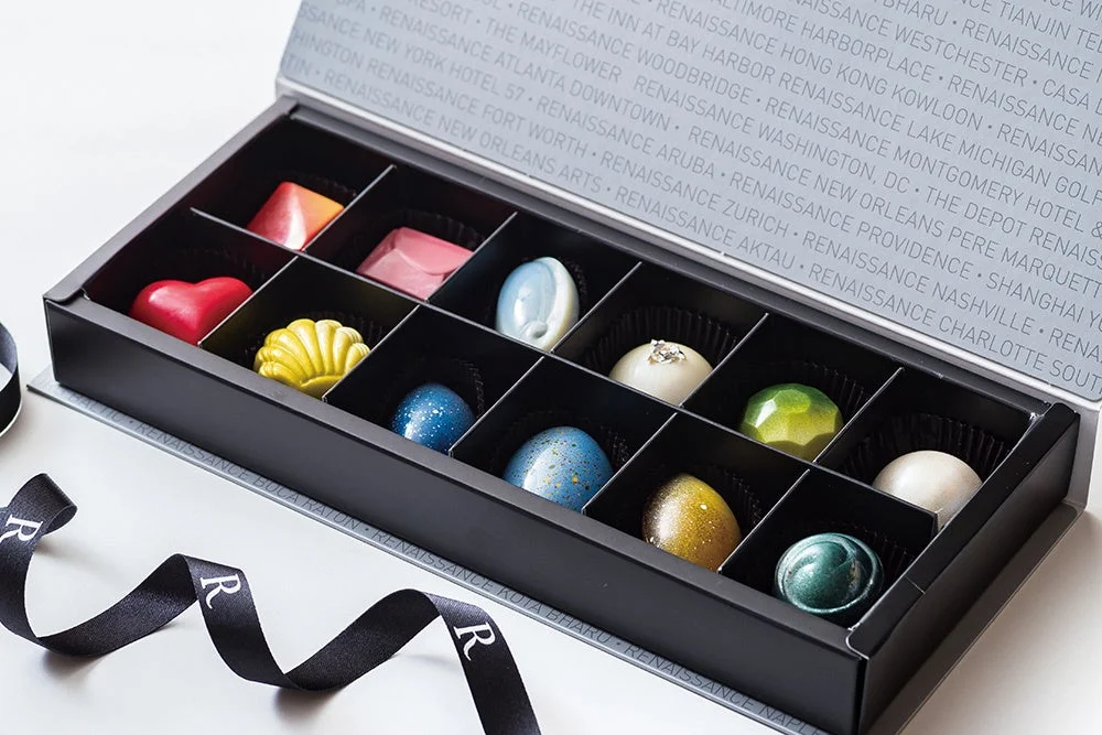 ギフトボックスのチョコレート