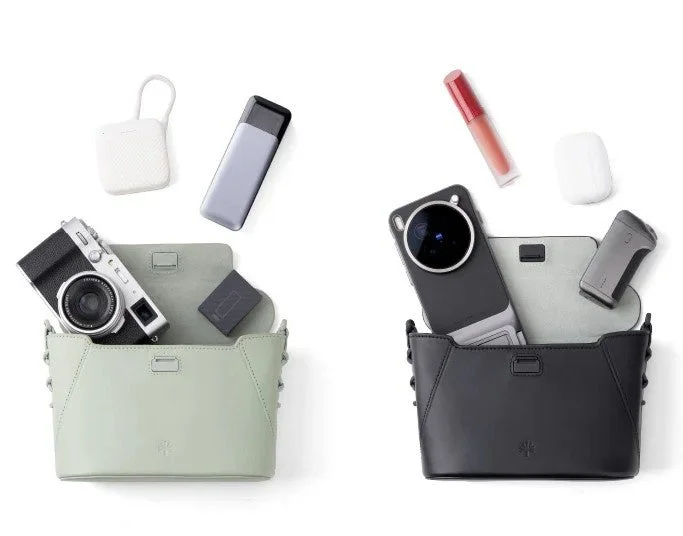 OneGo Classic クロスボディ フォンバッグの収納イメージ