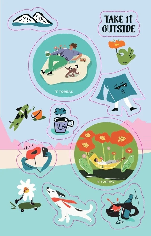 TORRASオリジナルステッカー