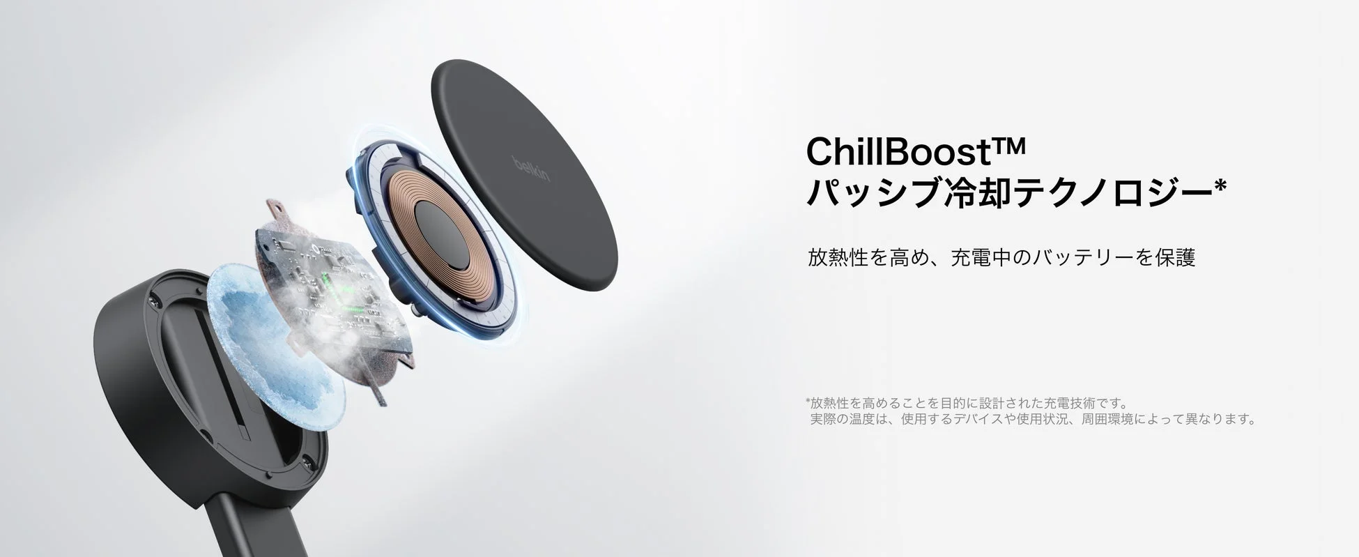 ChillBoost™パッシブ冷却テクノロジー