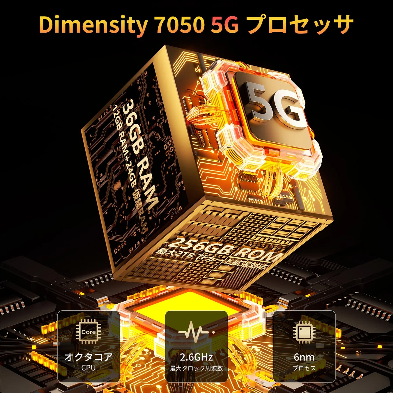 Dimensity 7050 5G プロセッサ