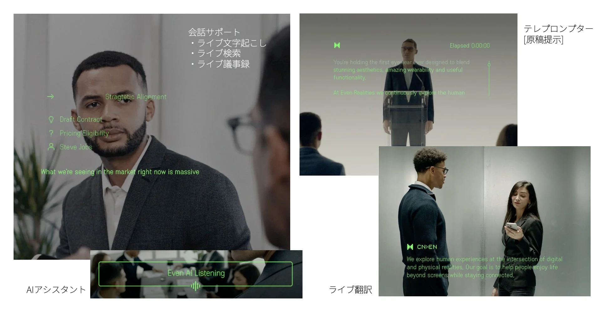 AIアシスタント、翻訳機能