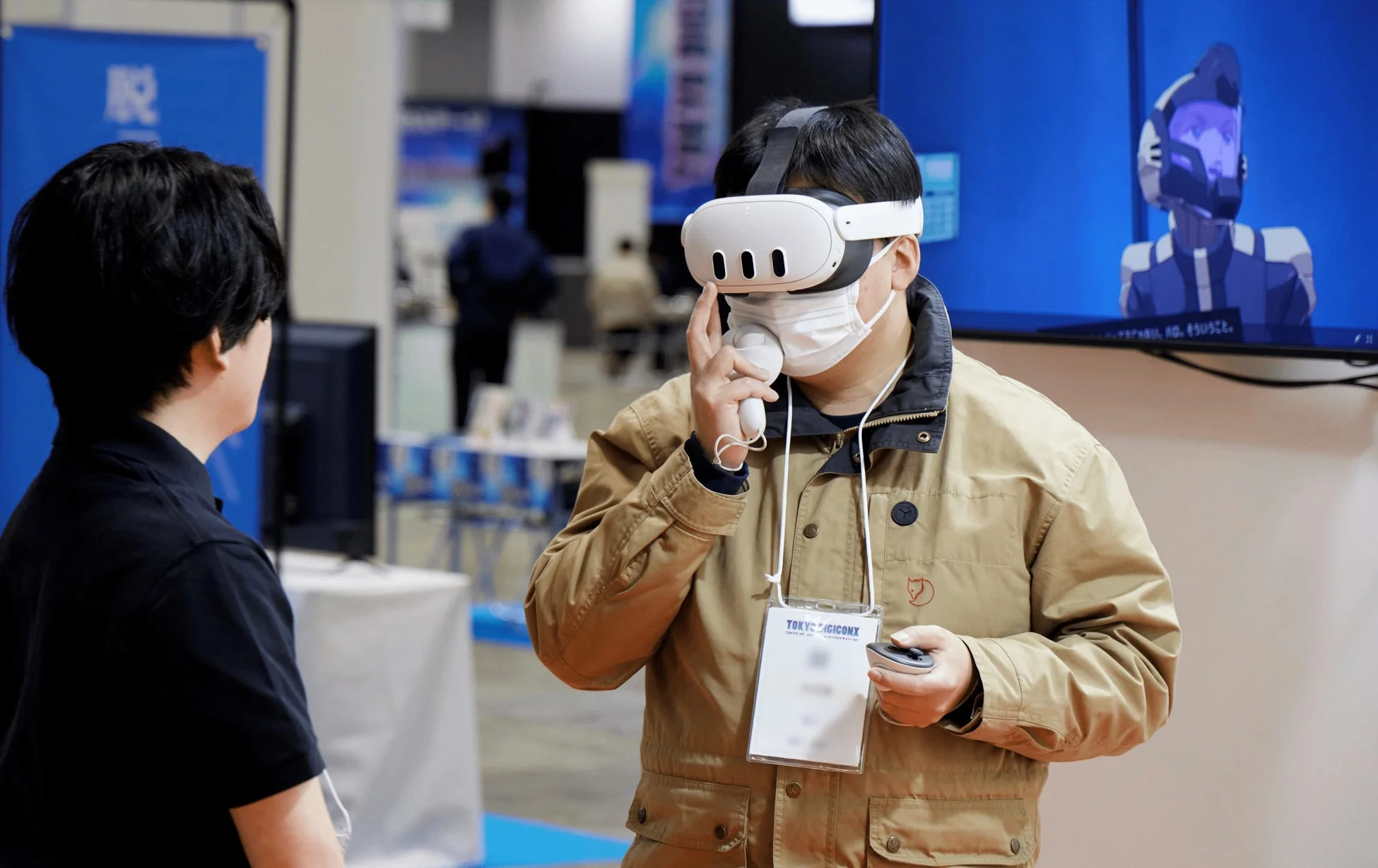 VRヘッドセット体験