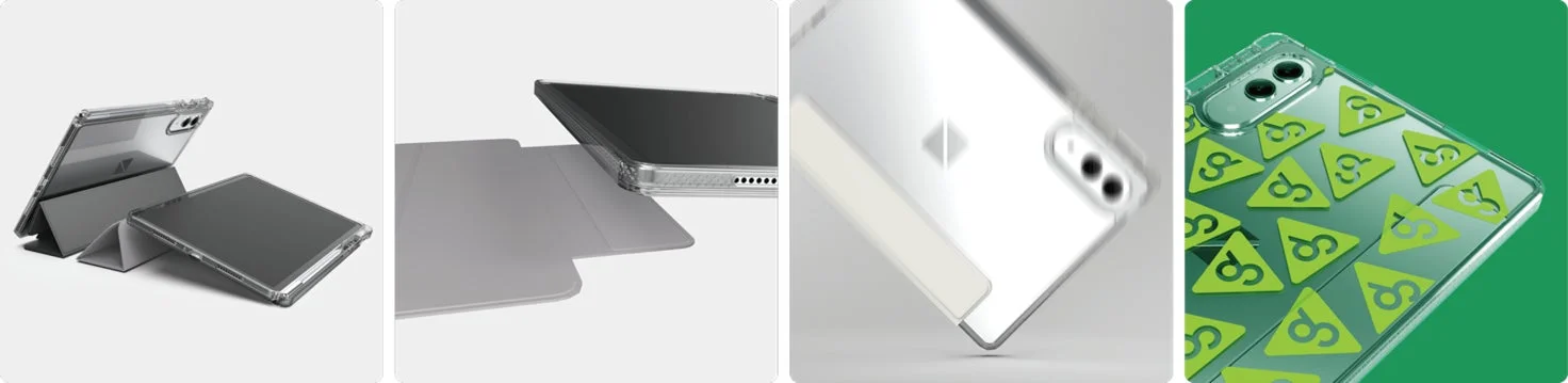 用途に合わせて使えるスタンド機能とペン収納に対応したフォリオケース