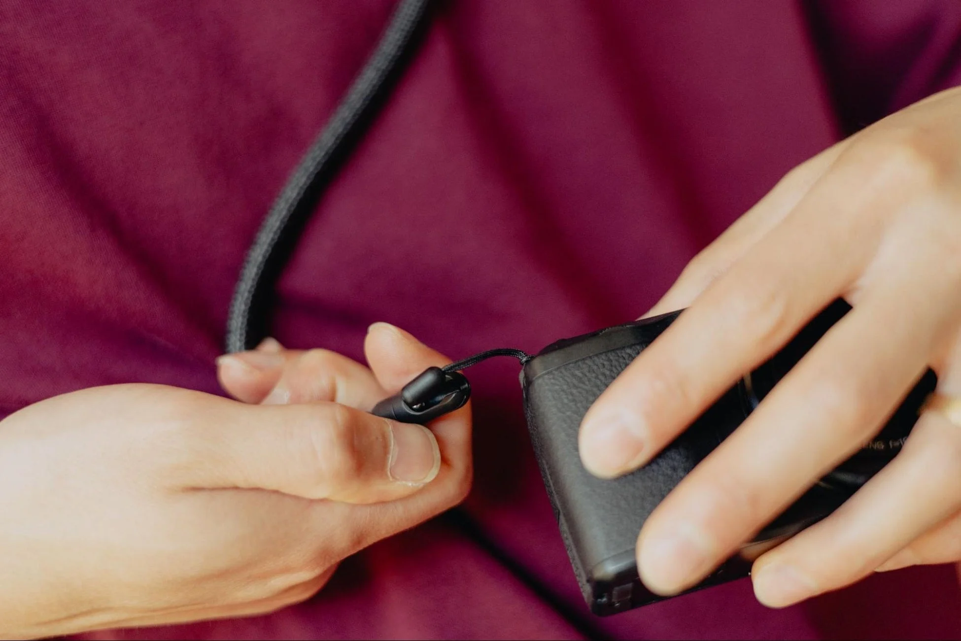 マイクロアンカーのクローズアップ