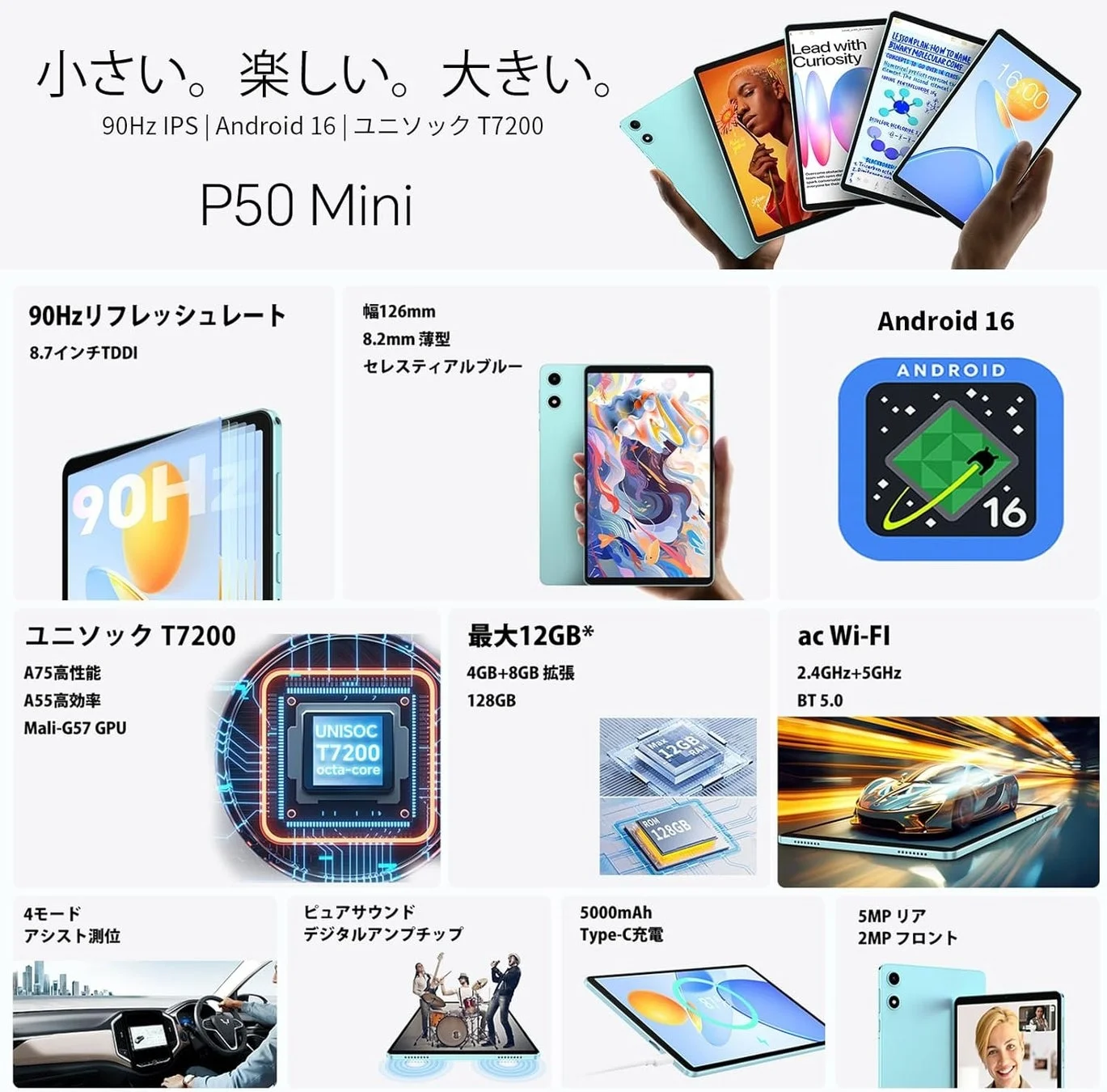 P50 Mini デザイン