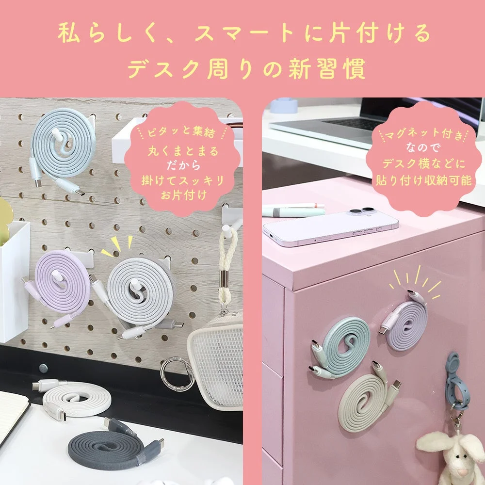 私らしく、スマートに片付ける デスク周りの新習慣 ピタッと集結 丸くまとまる