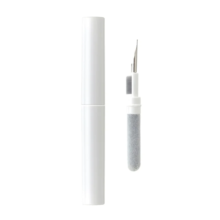 白いシンプルなデザインの多機能クリーニングツール