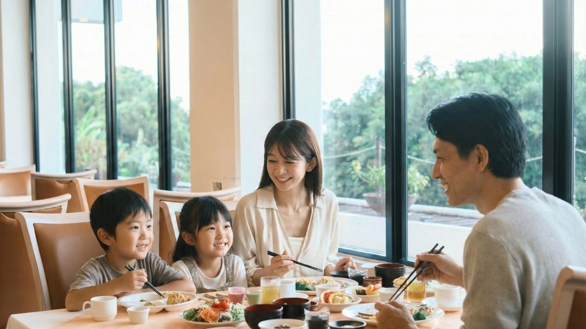 家族の食事風景