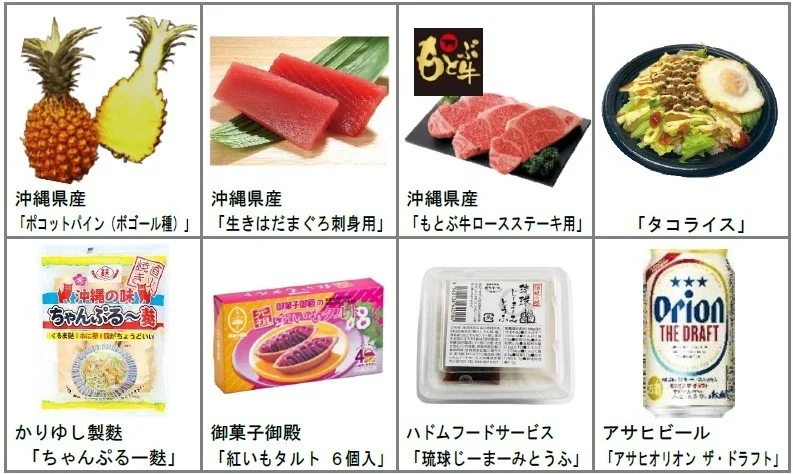 直営食品売場商品一例