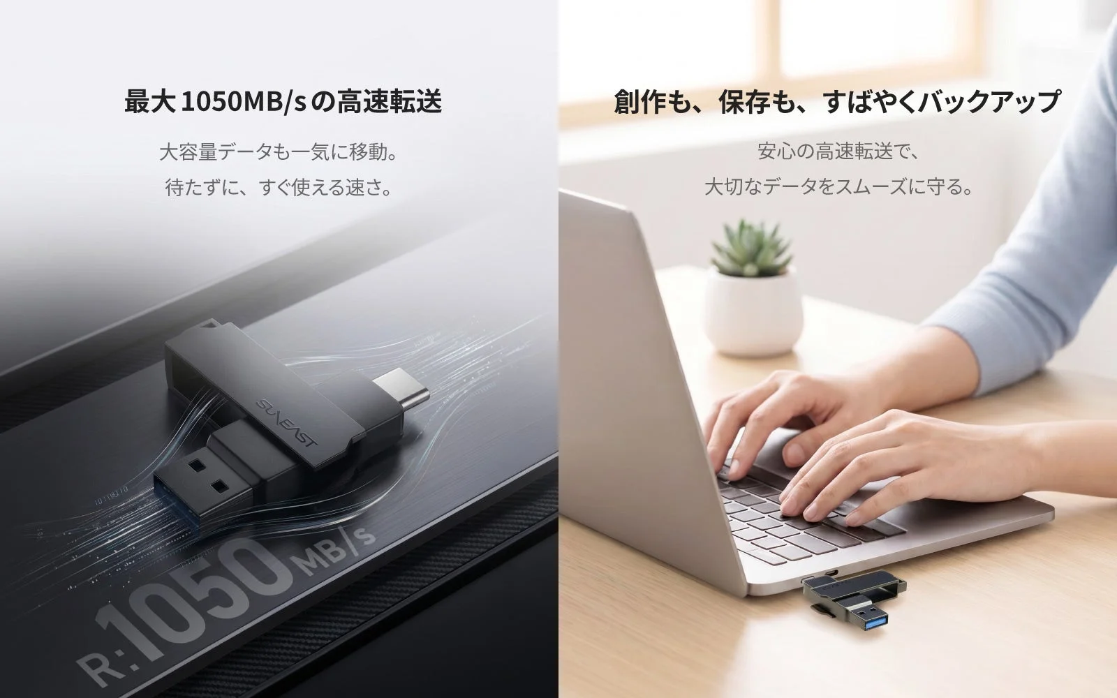 高速転送性能のイメージ