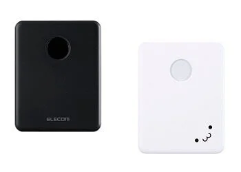 電子機器,モバイルバッテリー,充電器,黒,白,エレコム,コンパクト,シンプル,かわいい